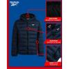 imageReebok Boys Jacket  Water Resistant Midweight Quilted Puffer Coat  Insulated Outerwear Down Coat for Boys 420Vector Navy