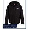 imageReebok Boys Jacket  Youth Lightweight Weather Resistant Softshell Coat  Kids Outerwear Windbreaker Coat for Boys 820Black Ink