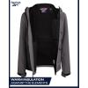 imageReebok Boys Jacket  Youth Lightweight Weather Resistant Softshell Coat  Kids Outerwear Windbreaker Coat for Boys 820Fog