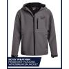 imageReebok Boys Jacket  Youth Lightweight Weather Resistant Softshell Coat  Kids Outerwear Windbreaker Coat for Boys 820Fog