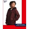 imageReebok Boys Jacket  Youth Lightweight Weather Resistant Softshell Coat  Kids Outerwear Windbreaker Coat for Boys 820Maroon