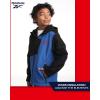 imageReebok Boys Jacket  Youth Lightweight Weather Resistant Softshell Coat  Kids Outerwear Windbreaker Coat for Boys 820Vector Blue