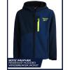 imageReebok Boys Jacket  Youth Lightweight Weather Resistant Softshell Coat  Kids Outerwear Windbreaker Coat for Boys 820Vector Navy