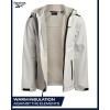 imageReebok Boys Jacket  Youth Lightweight Weather Resistant Softshell Coat  Kids Outerwear Windbreaker Coat for Boys 820White