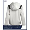 imageReebok Boys Jacket  Youth Lightweight Weather Resistant Softshell Coat  Kids Outerwear Windbreaker Coat for Boys 820White