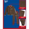 imageReebok Boys Pants Set  2 Piece Fleece Varsity Jacket and Jogger Sweatpants  Sweatshirt and Pants Outfit for Toddlers 2T7Brown