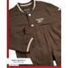 imageReebok Boys Pants Set  2 Piece Fleece Varsity Jacket and Jogger Sweatpants  Sweatshirt and Pants Outfit for Toddlers 2T7Brown
