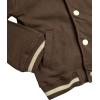 imageReebok Boys Pants Set  2 Piece Fleece Varsity Jacket and Jogger Sweatpants  Sweatshirt and Pants Outfit for Toddlers 2T7Brown