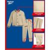 imageReebok Boys Pants Set  2 Piece Fleece Varsity Jacket and Jogger Sweatpants  Sweatshirt and Pants Outfit for Toddlers 2T7Latte