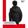 imageReebok Boys Puffer Jacket  Heavyweight Weather Resistant Quilted Jacket for Boys  Fleece Insulated Winter Jackets with HoodBlack