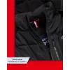 imageReebok Boys Puffer Jacket  Heavyweight Weather Resistant Quilted Jacket for Boys  Fleece Insulated Winter Jackets with HoodBlack