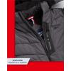 imageReebok Boys Puffer Jacket  Heavyweight Weather Resistant Quilted Jacket for Boys  Fleece Insulated Winter Jackets with HoodCharcoal