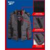 imageReebok Boys Puffer Jacket  Heavyweight Weather Resistant Quilted Jacket for Boys  Fleece Insulated Winter Jackets with HoodCharcoal