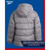imageReebok Boys Puffer Jacket  Heavyweight Weather Resistant Quilted Jacket for Boys  Fleece Insulated Winter Jackets with HoodSteel GreyOrange