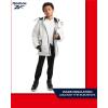 imageReebok Boys Puffer Jacket  Heavyweight Weather Resistant Quilted Jacket for Boys  Fleece Insulated Winter Jackets with HoodWhite