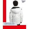 imageReebok Boys Puffer Jacket  Heavyweight Weather Resistant Quilted Jacket for Boys  Fleece Insulated Winter Jackets with HoodWhite