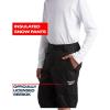 imageReebok Boys Snow Pants  Heavyweight Waterproof Snowboard Pants with Cargo Pocks Snow Gaiters  Ski Pants for Boys 420Black