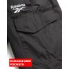 imageReebok Boys Snow Pants  Heavyweight Waterproof Snowboard Pants with Cargo Pocks Snow Gaiters  Ski Pants for Boys 420Black