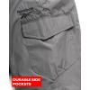 imageReebok Boys Snow Pants  Heavyweight Waterproof Snowboard Pants with Cargo Pocks Snow Gaiters  Ski Pants for Boys 420Charcoal