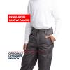 imageReebok Boys Snow Pants  Heavyweight Waterproof Snowboard Pants with Cargo Pocks Snow Gaiters  Ski Pants for Boys 420Charcoal