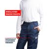 imageReebok Boys Snow Pants  Heavyweight Waterproof Snowboard Pants with Cargo Pocks Snow Gaiters  Ski Pants for Boys 420Vector Navy