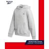 imageReebok Boys Sweatshirt  Active Fleece Pullover Hoodie Size 420Light Grey Heather Circle Log