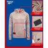 imageReebok Boys Sweatshirt  Active Fleece Pullover Hoodie Size 420Taupe