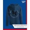 imageReebok Boys Sweatshirt  Active Fleece Pullover Hoodie Size 420Teal Blue Circle Logo
