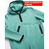 imageReebok Boys Sweatsuit  Active Fleece Zip Hoodie Sweatshirt and Jogger Sweatpants 2T12Sea Spray