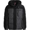 imageReebok Boys Winter Coat  Heavyweight Quilted Puffer Snow Parka  Weather Resistant Ski Jacket for Boys 820Charcoal Greyblack