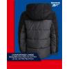 imageReebok Boys Winter Coat  Heavyweight Quilted Puffer Snow Parka  Weather Resistant Ski Jacket for Boys 820Charcoal Greyblack