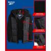 imageReebok Boys Winter Coat  Heavyweight Quilted Puffer Snow Parka  Weather Resistant Ski Jacket for Boys 820Charcoal Greyblack