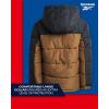 imageReebok Boys Winter Coat  Heavyweight Quilted Puffer Snow Parka  Weather Resistant Ski Jacket for Boys 820Dark Khaki