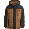 imageReebok Boys Winter Coat  Heavyweight Quilted Puffer Snow Parka  Weather Resistant Ski Jacket for Boys 820Dark Khaki