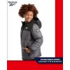 imageReebok Boys Winter Jacket  Heavyweight Quilted Puffer Parka Coat  Weather Resistant Ski Jacket for Boys 820Charcoal Grey