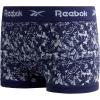 imageReebok Boyshort Underwear for Women  3 Pack Seamless Boy Shorts Panties for Women Sizes SXL Extended Plus Size 1X3XBlue JacquardNutmegBlue