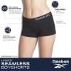 imageReebok Boyshort Underwear for Women  3 Pack Seamless Boy Shorts Panties for Women Sizes SXL Extended Plus Size 1X3XSmoked PearlLotusLily Pad