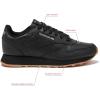 imageReebok Classic Leather Girls and Boys Shoes for Kids Toddler Little Kid or Big Kid Sneakers Girl or Boy Tennis ShoesBlackGum