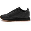 imageReebok Classic Leather Girls and Boys Shoes for Kids Toddler Little Kid or Big Kid Sneakers Girl or Boy Tennis ShoesBlackGum