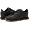 imageReebok Classic Leather Girls and Boys Shoes for Kids Toddler Little Kid or Big Kid Sneakers Girl or Boy Tennis ShoesBlackGum