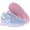 imageReebok Classic Leather Girls and Boys Shoes for Kids Toddler Little Kid or Big Kid Sneakers Girl or Boy Tennis ShoesThristlePure WhiteLemonade Pink