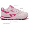 imageReebok Classic Leather Girls and Boys Shoes for Kids Toddler Little Kid or Big Kid Sneakers Girl or Boy Tennis ShoesToddler Frosted BerryTrue PinkFrosted Berry