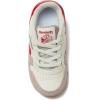 imageReebok Classic Leather Girls and Boys Shoes for Kids Toddler Little Kid or Big Kid Sneakers Girl or Boy Tennis ShoesToddler Hazy GreyChalkVector Red