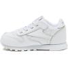 imageReebok Classic Leather Girls and Boys Shoes for Kids Toddler Little Kid or Big Kid Sneakers Girl or Boy Tennis ShoesToddler White