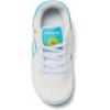 imageReebok Classic Leather Girls and Boys Shoes for Kids Toddler Little Kid or Big Kid Sneakers Girl or Boy Tennis ShoesToddler WhiteDigital BlueElectric Yellow