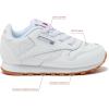 imageReebok Classic Leather Girls and Boys Shoes for Kids Toddler Little Kid or Big Kid Sneakers Girl or Boy Tennis ShoesToddler WhiteGum