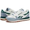 imageReebok Classic Leather Girls and Boys Shoes for Kids Toddler Little Kid or Big Kid Sneakers Girl or Boy Tennis ShoesUpgrade BlueChalkCollegiate Green
