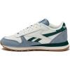 imageReebok Classic Leather Girls and Boys Shoes for Kids Toddler Little Kid or Big Kid Sneakers Girl or Boy Tennis ShoesUpgrade BlueChalkCollegiate Green