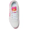 imageReebok Classic Leather Girls and Boys Shoes for Kids Toddler Little Kid or Big Kid Sneakers Girl or Boy Tennis ShoesWhiteAtomic PinkElectric Yellow