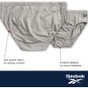 imageReebok Low Rise Mens Underwear Briefs  5 Pack Performance Briefs Cotton Underwear For Men with Contour Pouch Sizes SXLBlackGrey